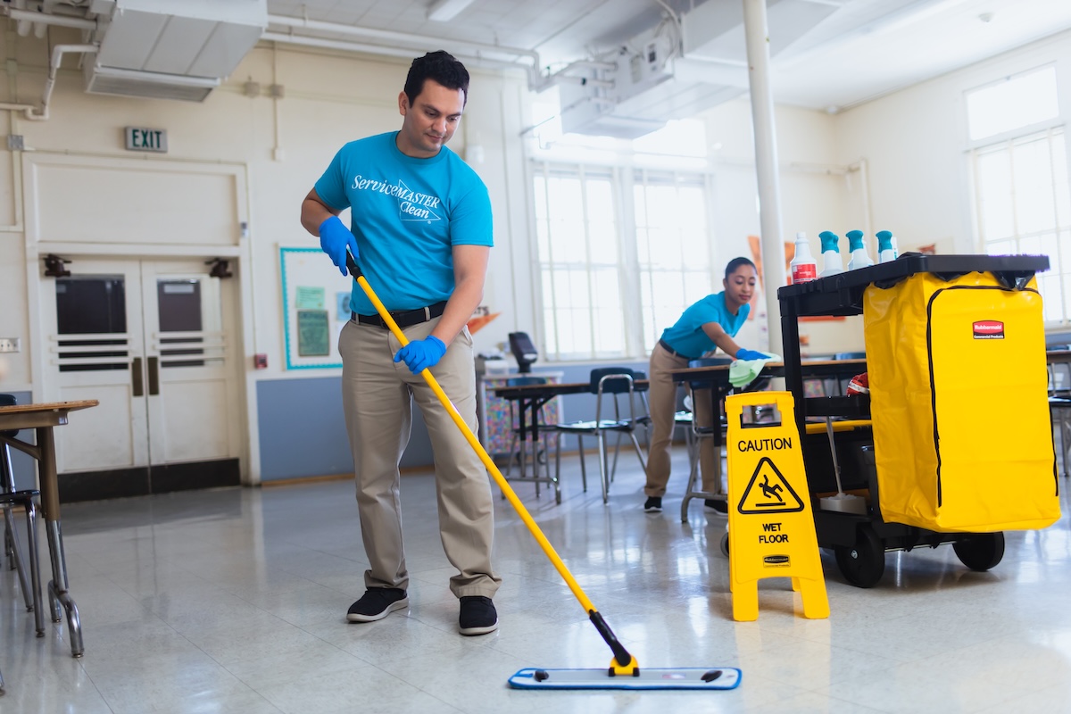 school cleaning by Servicemater South West London