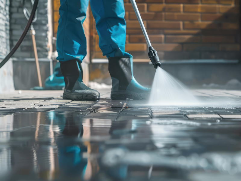 exterior build cleaning in South West London